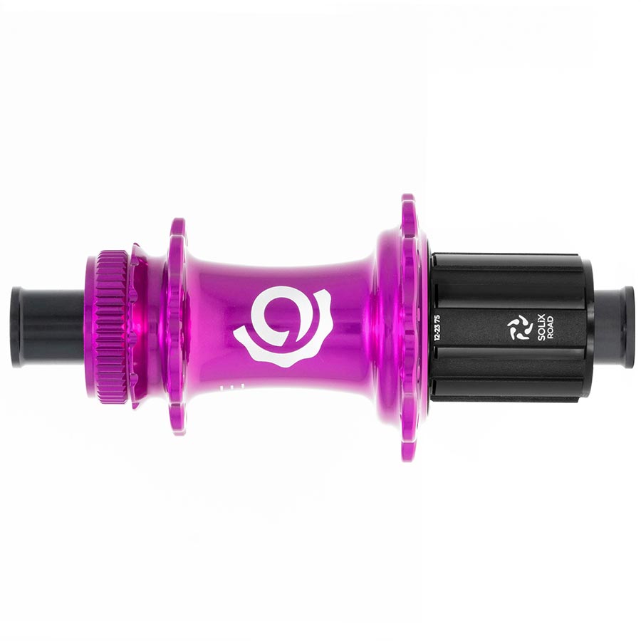 Industry Nine Solix G Classic Rear HG11 Disc Hub Rear 24H 12mm TA 142mm Shimano HG 11 Purple