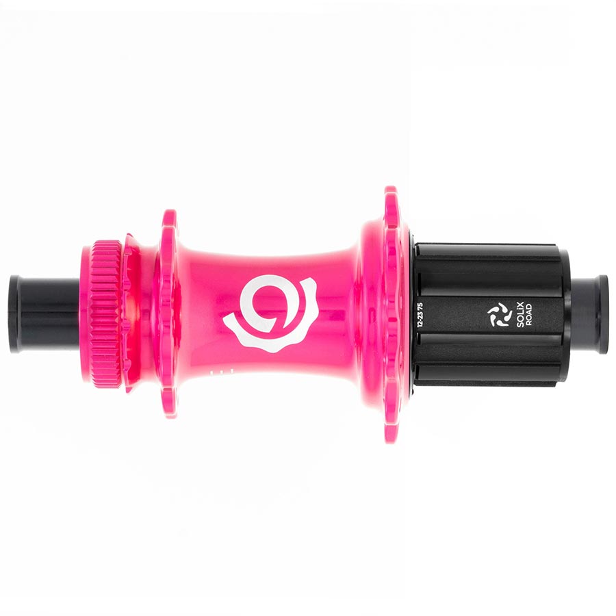 Industry Nine Solix G Classic Rear HG11 Disc Hub Rear 28H 12mm TA 142mm Shimano HG 11 Pink