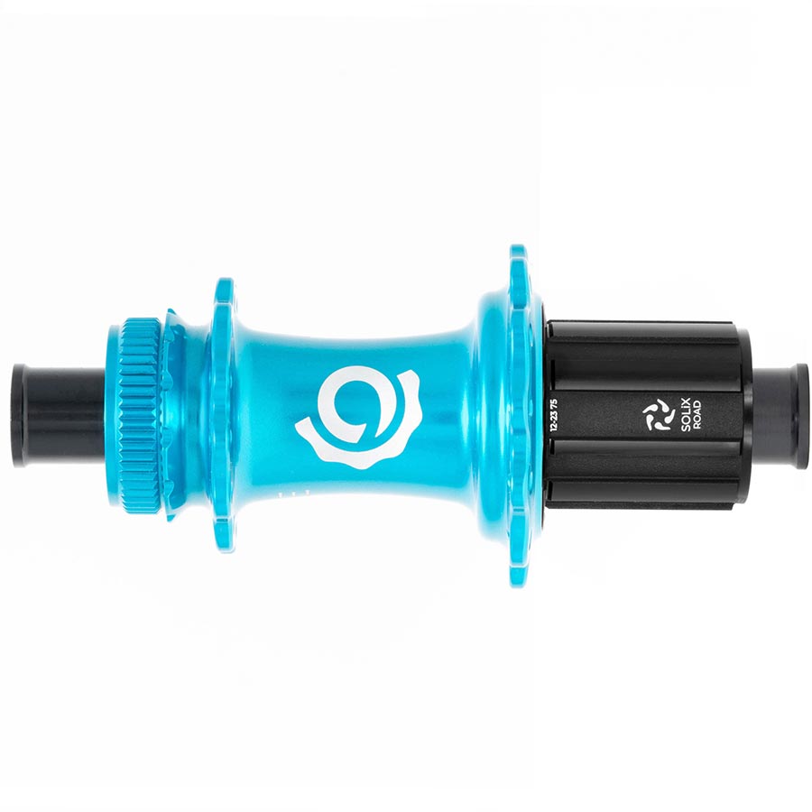 Industry Nine Solix G Classic Rear HG11 Disc Hub Rear 28H 12mm TA 142mm Shimano HG 11 Turquoise