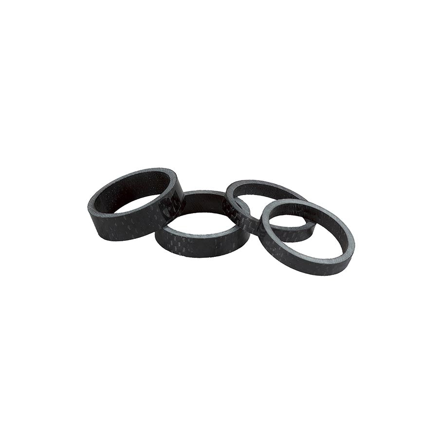 Salt Headset Spacer Headset Spacer 1-1/8 Height: 5mm/5mm/10mm/10mm Carbon Carbon