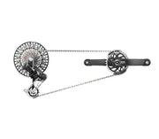 SRAM XX T-Type Eagle Transmission Power Meter Group - 170mm 32t Chainring AXS POD Controller 10-52t Cassette Rear Derailleur Chain