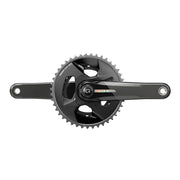 SRAM Force D2 2x Wide Power Meter Crankset Speed: 12 Spindle: 28.99mm BCD: Direct Mount 43/30 DUB 177.5mm Black Road Disc