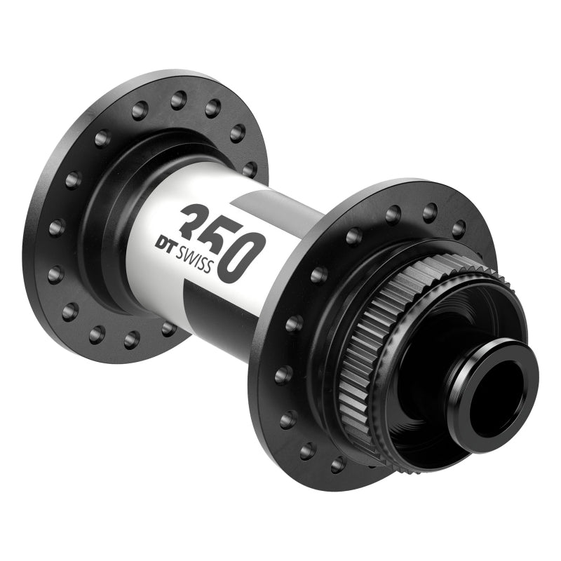 DT Swiss 350 Front Hub - 12 x 100mm Center-Lock Black 24H