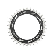 SRAM XX SL Eagle T-Type Thread Mount Chainring - 34t 12-Speed Thread Mount  For XX SL PM Spider 0mm Offset Aluminum BLK/Silver