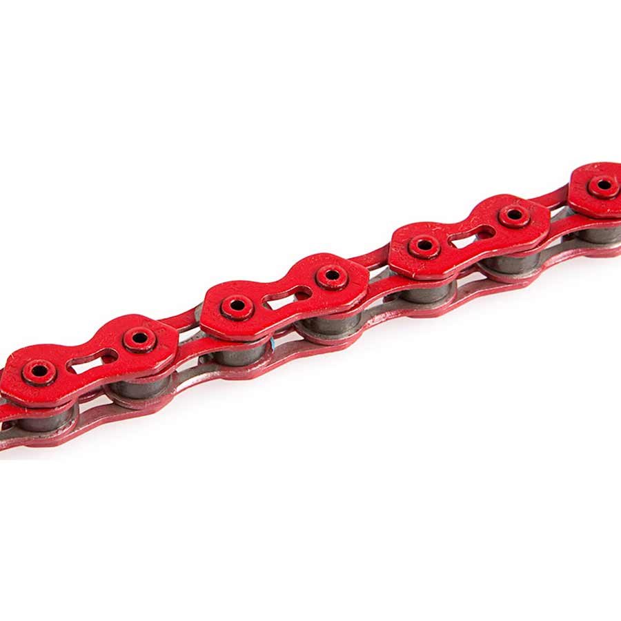 KMC K1SL Wide Chain Speed: 1 1/8 Links: 100 Red