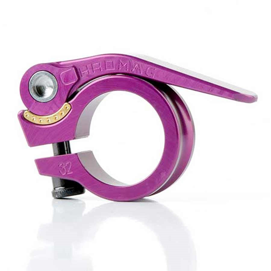 Chromag Seatpost clamp with QR 35mm Purple