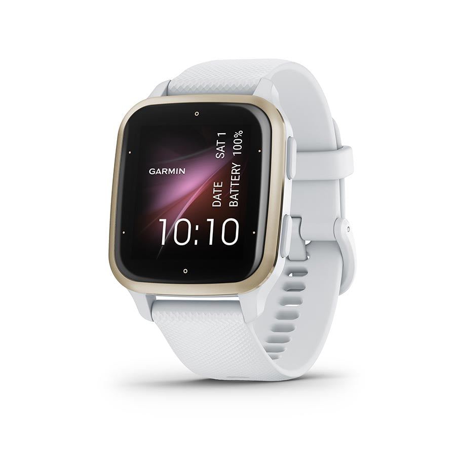 Garmin Venu Sq 2 Watch Watch Color: White Wristband: White - Silicone