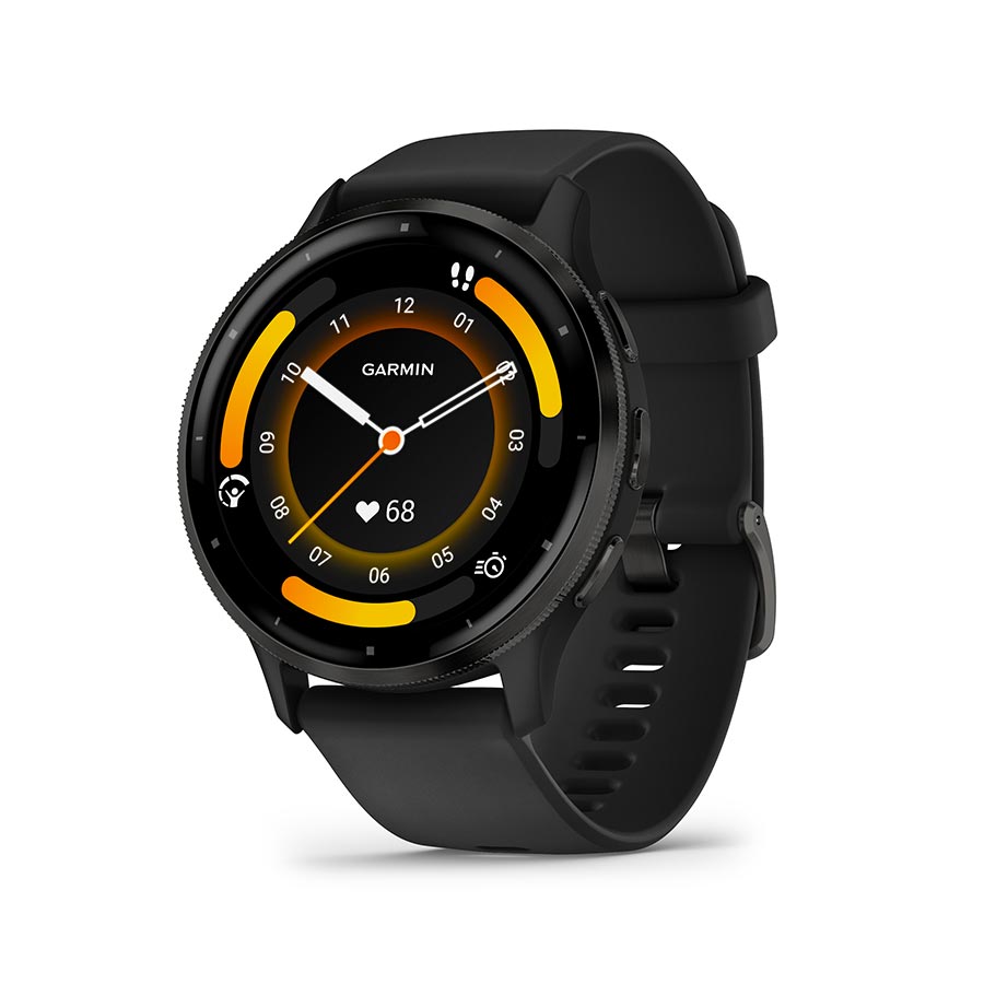 Garmin Venu 3 Watch Watch Color: Black Wristband: Black - Silicone