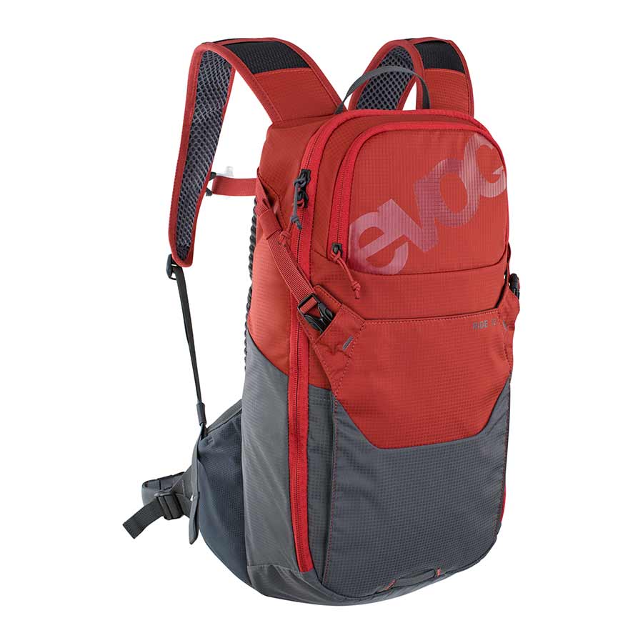 EVOC Ride 12 Hydration Bag Volume: 12L Bladder: Included (2L) Chili Red/Carbon Grey