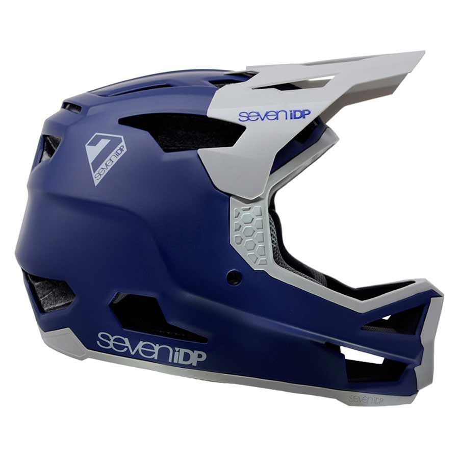 7iDP Project 23 Fiber Glass Full Face Helmet Matt Deep Space Blue/Gloss Grey S 55 - 56cm