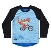 Kids Ride Shotgun Windproof MTB Kids Youth Jersey Dino M
