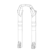 RockShox Lower Leg for RVL 2927+B DFBLK 11.4018.006.255