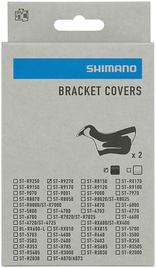 Shimano Dura-Ace ST-R9270 Di2 STI Lever Hoods - Black Pair