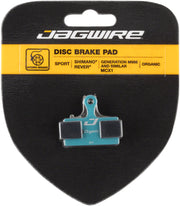 Jagwire Sport Organic Disc Brake Pads - For Shimano S700 M615 M6000 M785 M8000 M666 M675 M7000 M9000 M9020 M985 M987