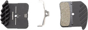 Shimano H03A-RF Disc Brake Pad Spring - Resin Compound Finned Alloy Back Plate One Pair