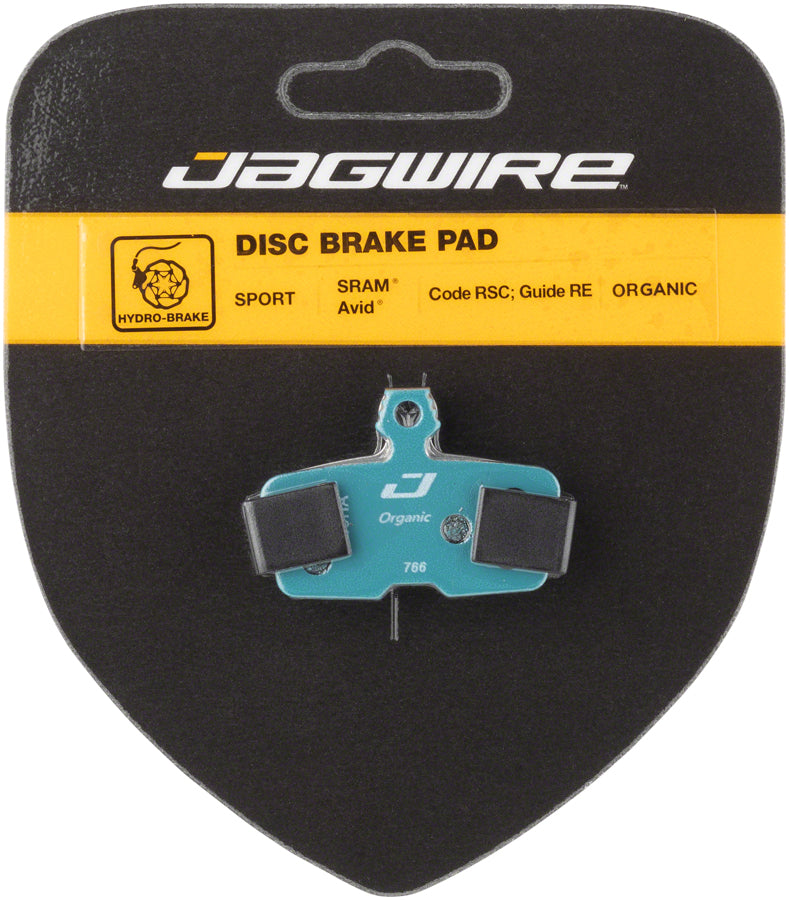 Jagwire Sport Organic Disc Brake Pads for SRAM Code RSC R Guide RE
