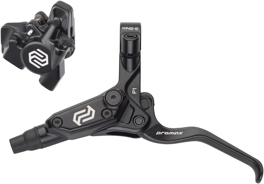 Promax F1 / DSK-927 Disc Brake and Lever - Front Hydraulic Flat Mount Black