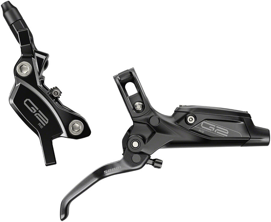 SRAM G2 RE Disc Brake and Lever - Rear Hydraulic Post Mount Gloss Black A2