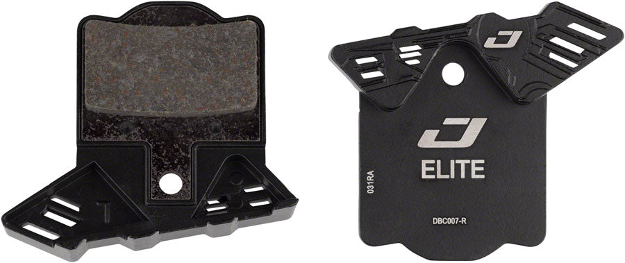 Jagwire Elite Cooling Disc Brake Pad - Semi-Metallic Aluminum Backed Fits Magura MT8 MT4 MT Trail Rear