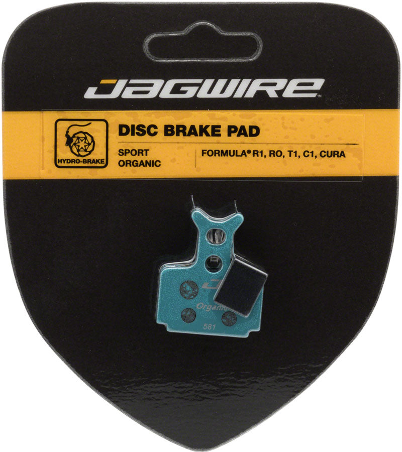 Jagwire Sport Organic Disc Brake Pads - For Formula C1 CR3 Cura Mega R1/R1R RO/ROR RX T1