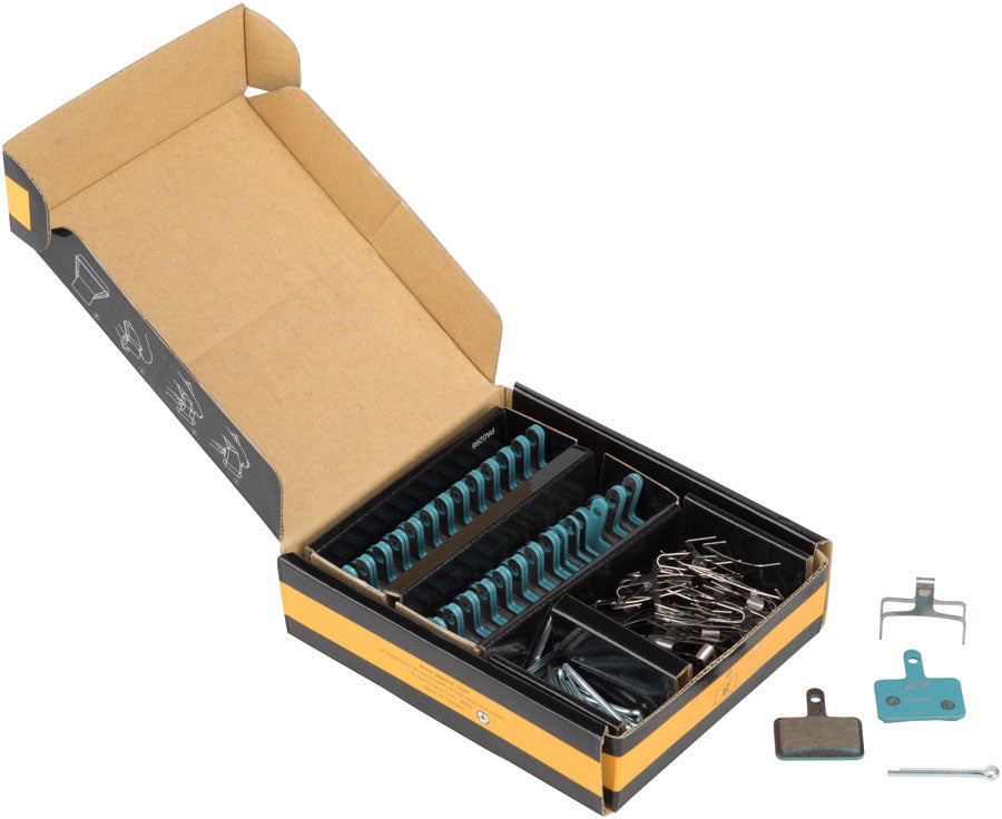 Jagwire Sport Organic Disc Brake Pads - Bulk Box For Shimano Acera M3050 Alivio M4050 Deore M515/M515-LA/M525/T615