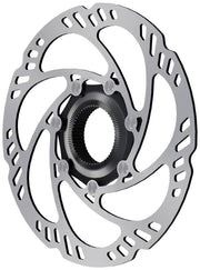 Magura MDR-C eBike Disc Rotor - 160mm Center Lock w/ Lock Ring Quick Release Axle Silver