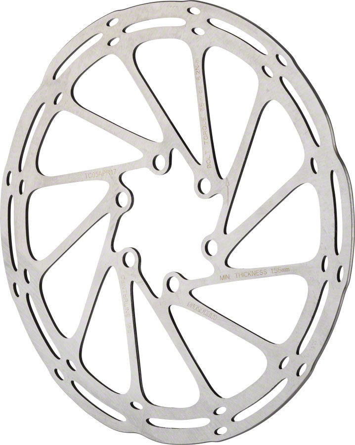 SRAM CenterLine Disc Brake Rotor - 160mm 6-Bolt Silver