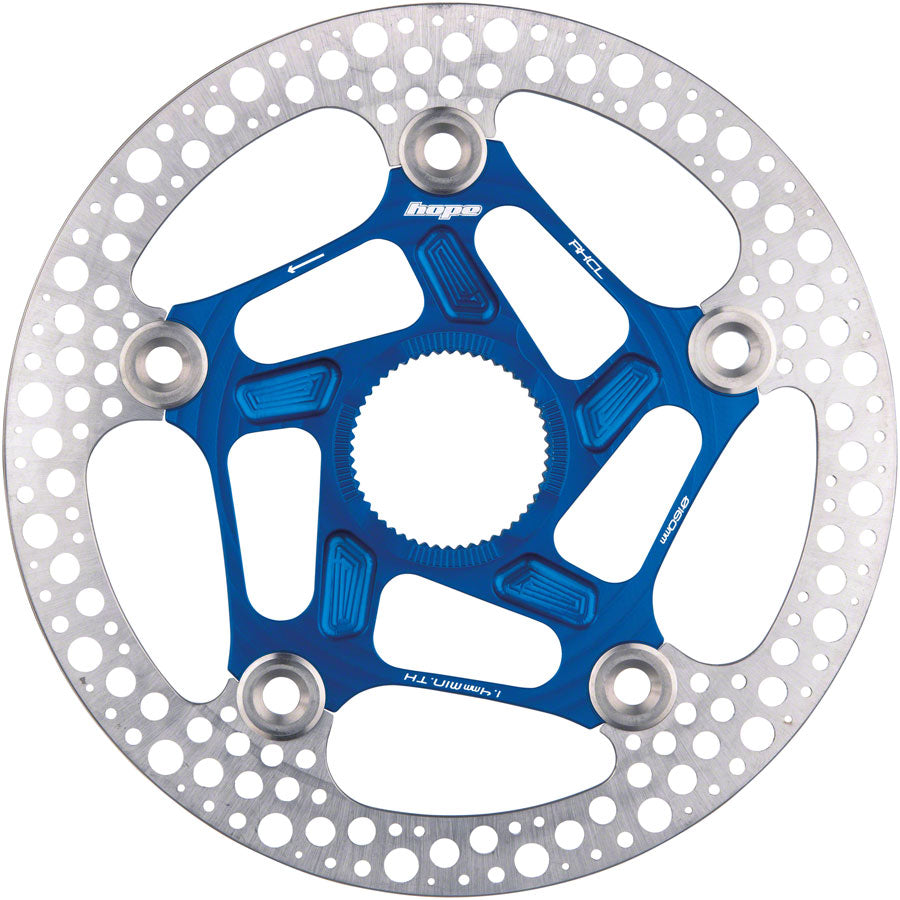 Hope RX Disc Rotor - 140mm Center-Lock Blue