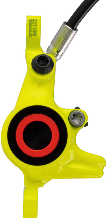 Magura MT8 Raceline Disc Brake Lever - Front Rear Hydraulic Post Mount BLK/Neon YLW