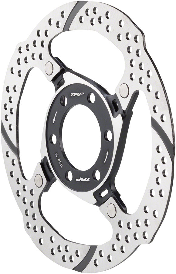 TRP-33 Disc Brake Rotor - 140mm 6-Bolt 1.8mm Silver/Black