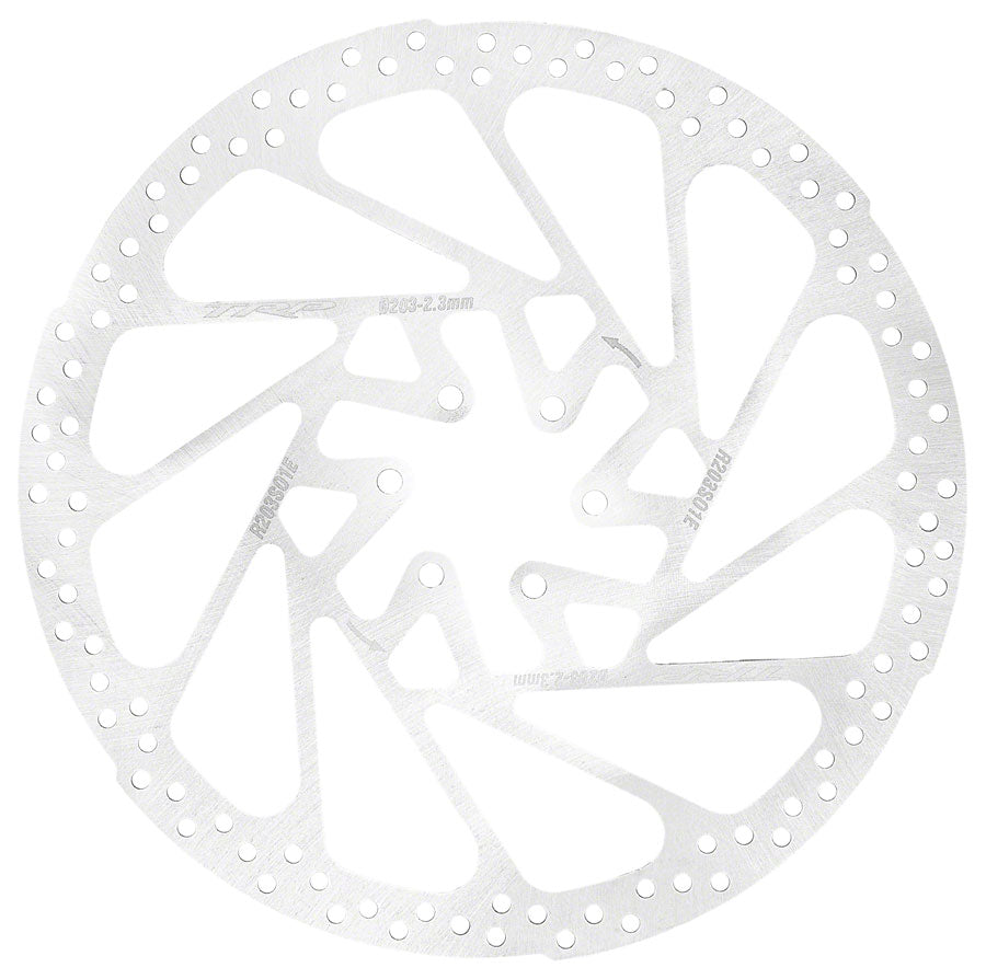 TRP R1 Disc Brake Rotor - 203mm 6-Bolt 2.3mm Rust Blocker Treatment Silver