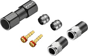 TRP TL1.2 Disc Brake Hose Coupler Kit - For 5.5mm Coupler Compression Ferrules Brass Inserts O-Ring Hose Retainer
