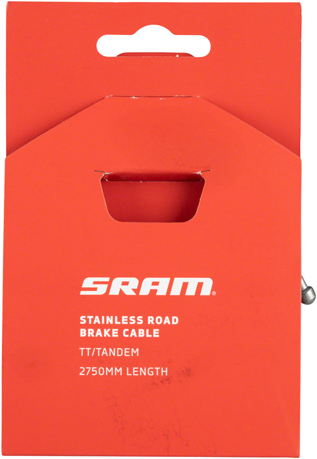 SRAM Stainless Road Brake Cable 2750mm Silver Each
