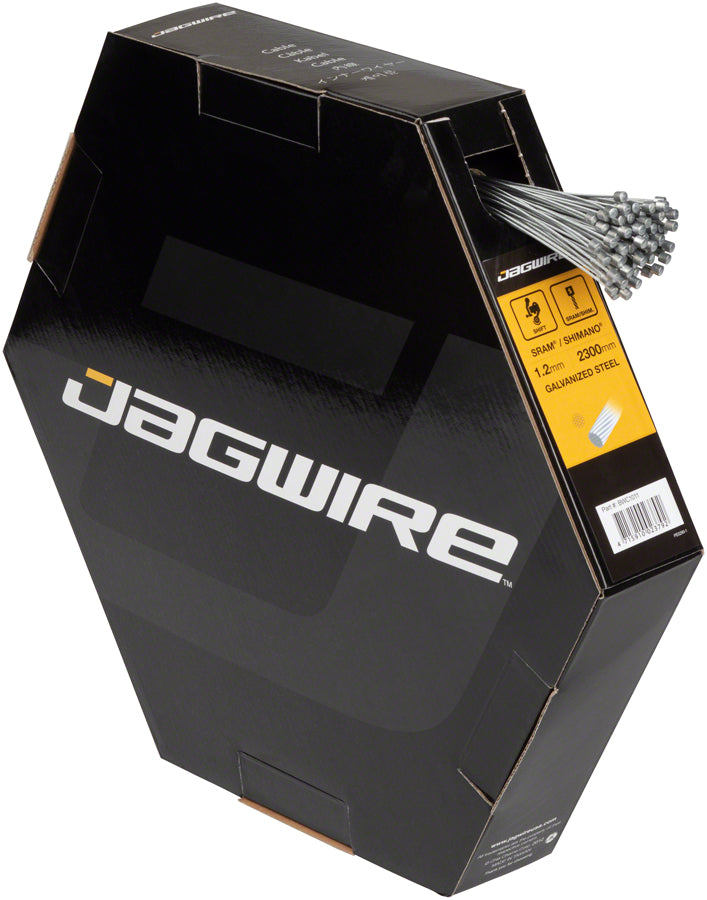 Jagwire Basics Shift Cable - 1.2 x 2300mm Galvanized Steel For SRAM/Shimano Box of 100