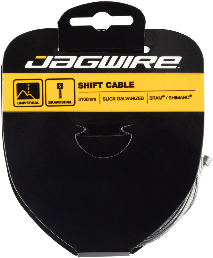 Jagwire Sport Shift Cable - 1.1 x 3100mm Slick Galvanized Steel For SRAM/Shimano Tandem