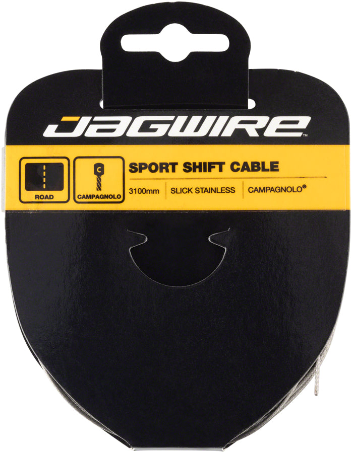 Jagwire Sport Shift Cable - 1.1 x 3100mm Slick Stainless Steel For Campagnolo Tandem