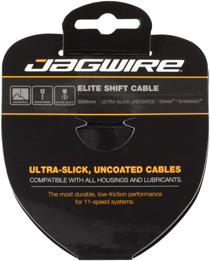 Jagwire Elite Ultra-Slick Shift Cable - 1.1 x 2300mm Polished Stainless Steel For SRAM/Shimano