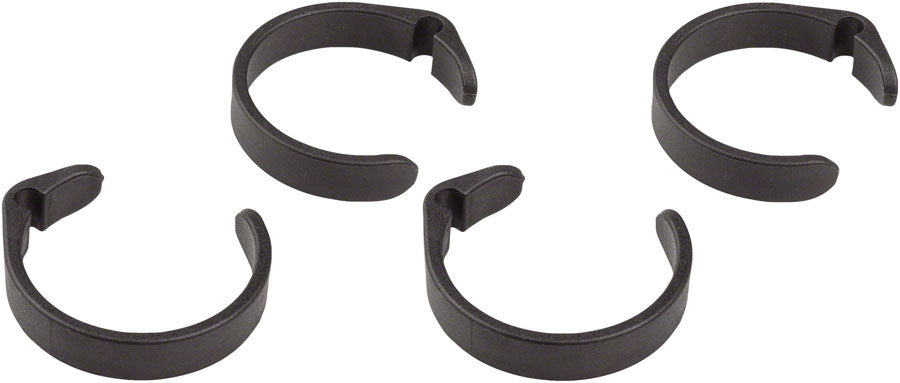 Jagwire Clip Ring for E-Bike Control Wires - 28.0-31.8mm Black Pack/4