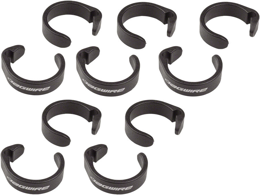 Jagwire Clip Ring for E-Bike Control Wires - 19.0-22.2mm Black Bag/10