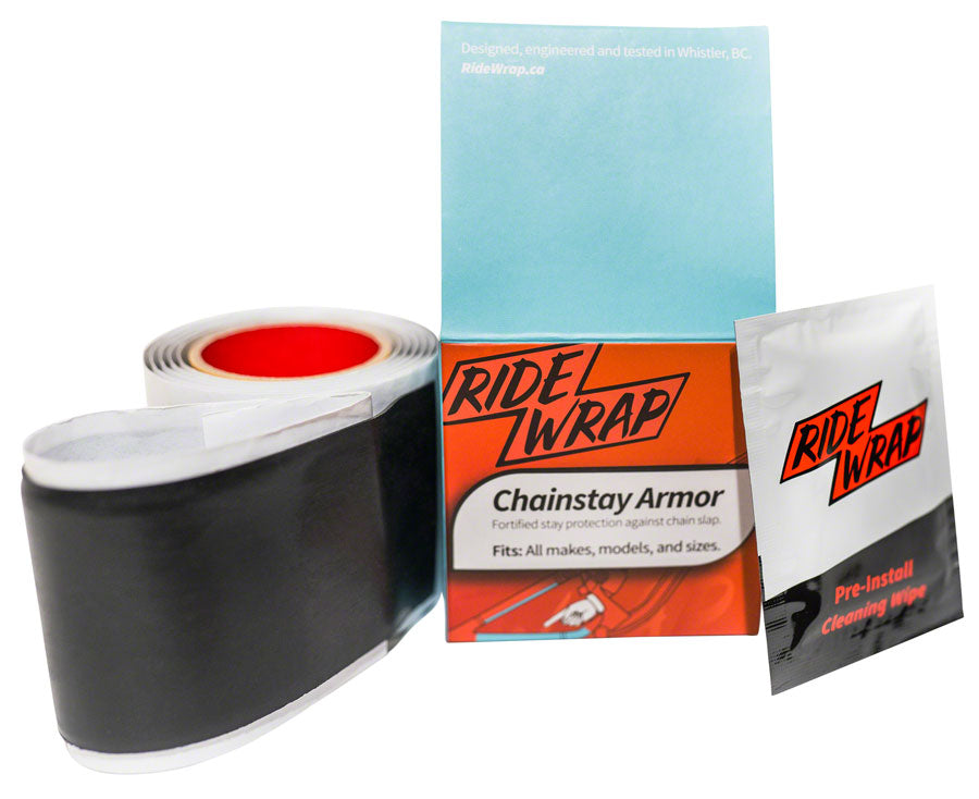 RideWrap Chainstay Armor - Matte Black