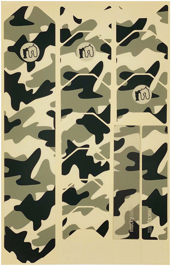 Muckynutz Camo Frame Protection - 17-Piece Black Matte