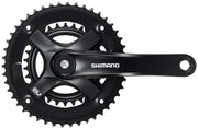 Shimano FC-TY-501-2 Crankset - 170mm 7/8-Speed 46-30t Riveted Square Taper JIS Spindle Interface BLK