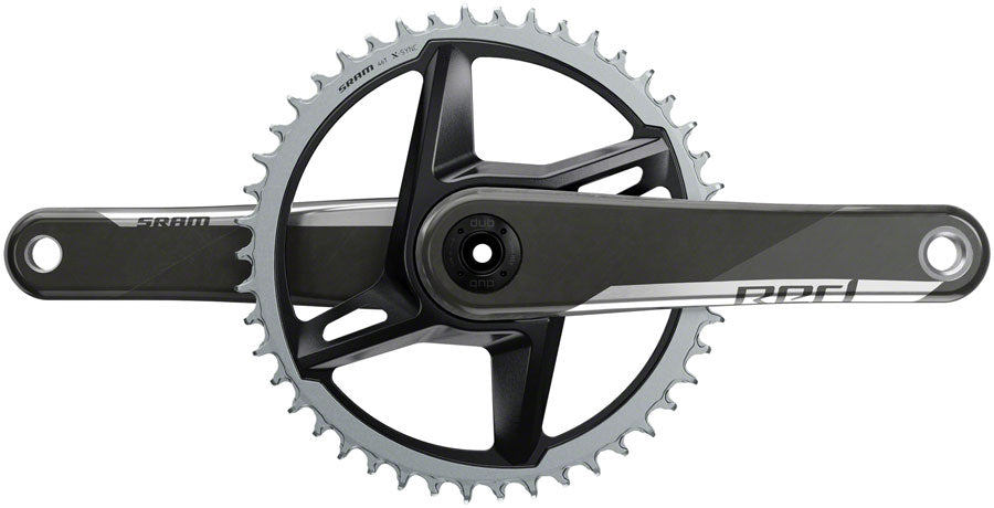 SRAM Red 1 AXS DM Crankset Speed: 12 Spindle: 28.99mm BCD: Direct Mount 46 DUB 170mm Black Road