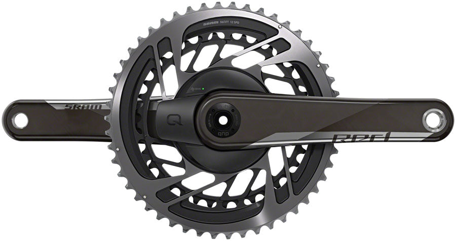 SRAM Red AXS Quarq Power Meter Crankset Speed: 12 Spindle: 28.99mm BCD: Direct Mount 48/35 DUB 175mm Black Road