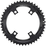 SRAM Road 110mm Asymmetrical Chainring Teeth: 46 Speed: 11 BCD: 110 Bolts: 4 Outer Aluminum Black