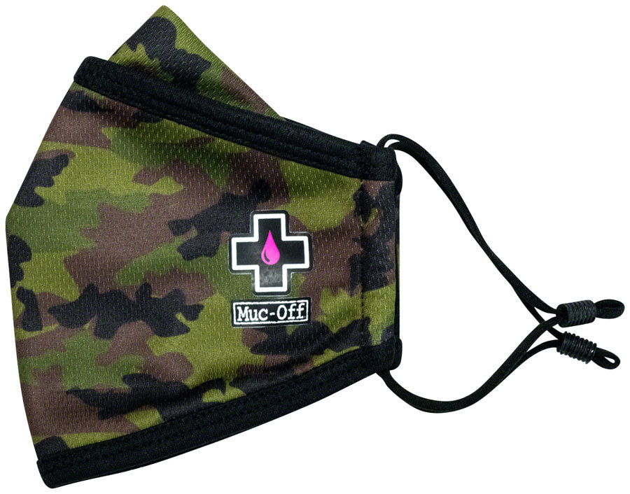 Muc-Off Reusable Face Mask - Woodland Camo Small