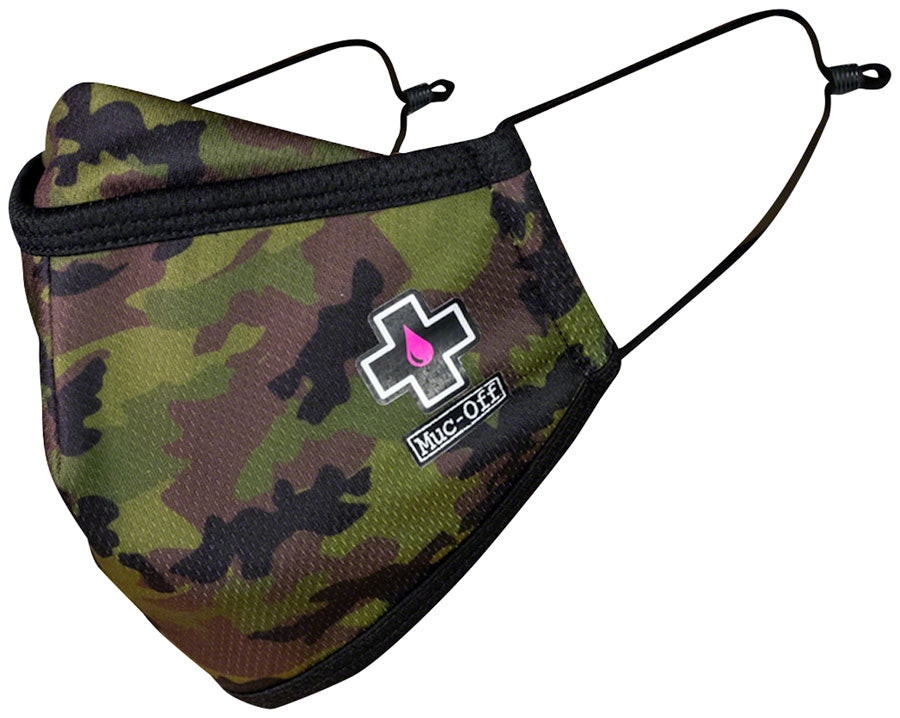 Muc-Off Reusable Face Mask - Woodland Camo Small