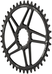 Wolf Tooth Elliptical Direct Mount Chainring - 40t RaceFace/Easton CINCH Direct Mount 3mm Offset Drop-Stop Flattop Compatible BLK