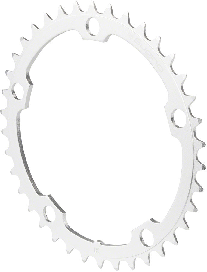 Sugino 38t x 130mm 5-Bolt Chainring Anodized Silver