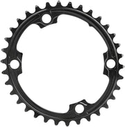 Absolute Black Premium Oval Road Chainring 4x110BCD 34T - Black